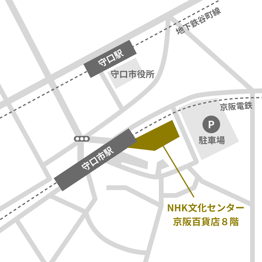 NHK文化センター 守口教室 マップ