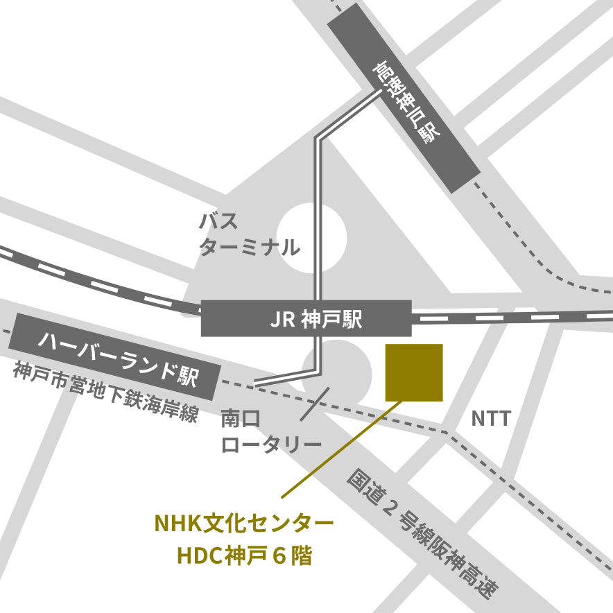 NHK文化センター 神戸教室 マップ